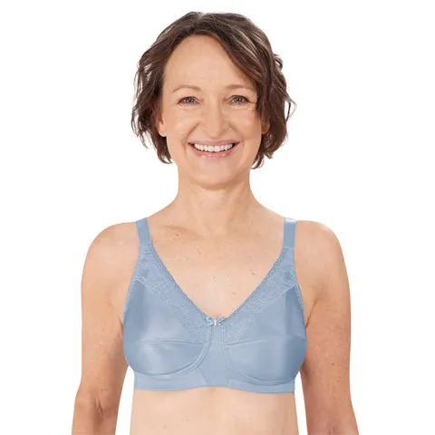 Amoena Nancy Mastectomy Bra Light Blue