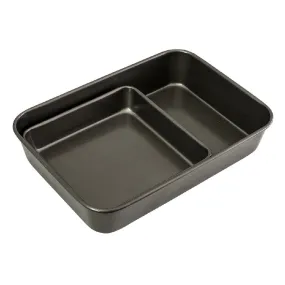 Bakemaster Roasting Pan(39 X 28 X 7cm) & Square Bake Pan(3 X 23 X 4cm) Twin Pack