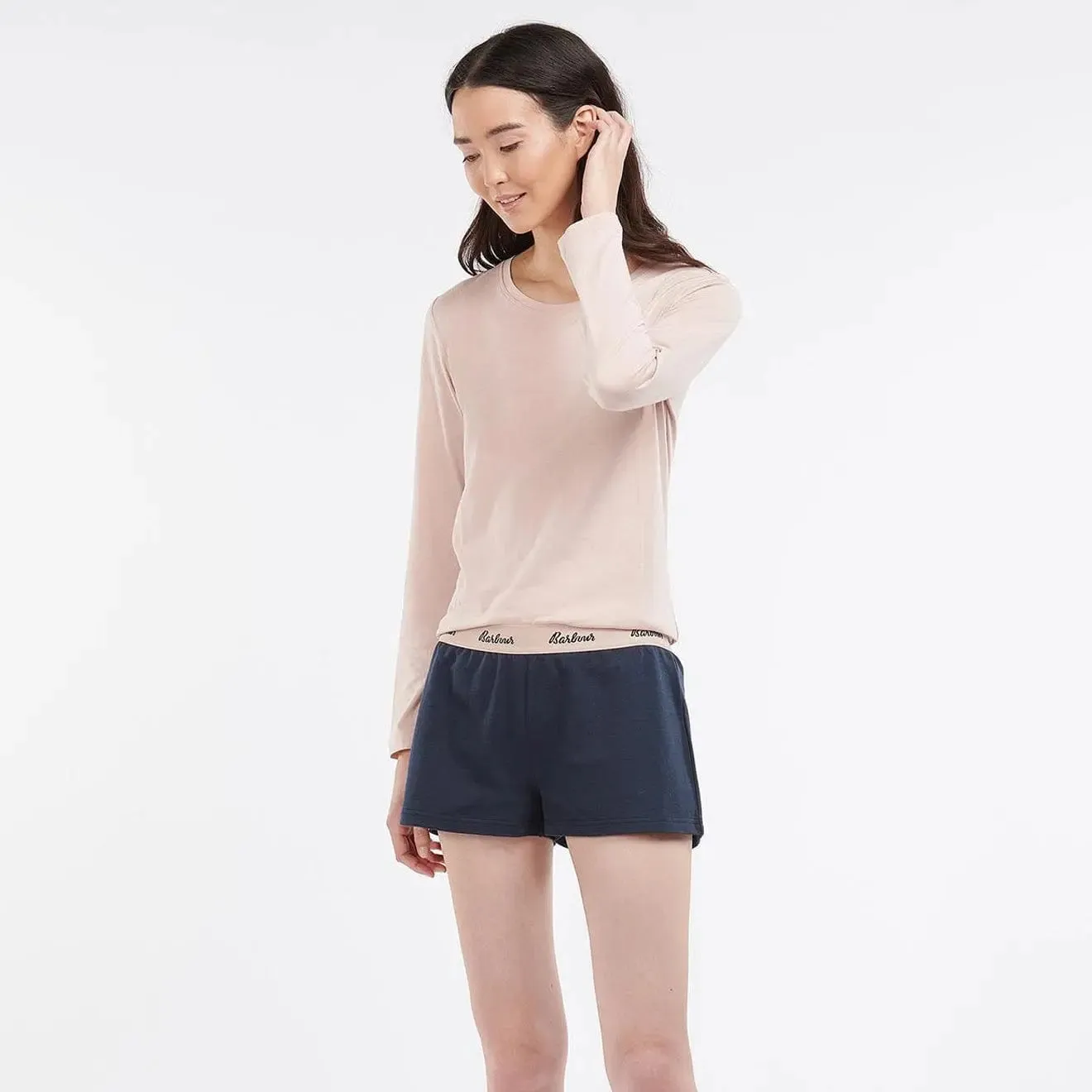 Barbour Womens L/S Edie Tee Light Pink