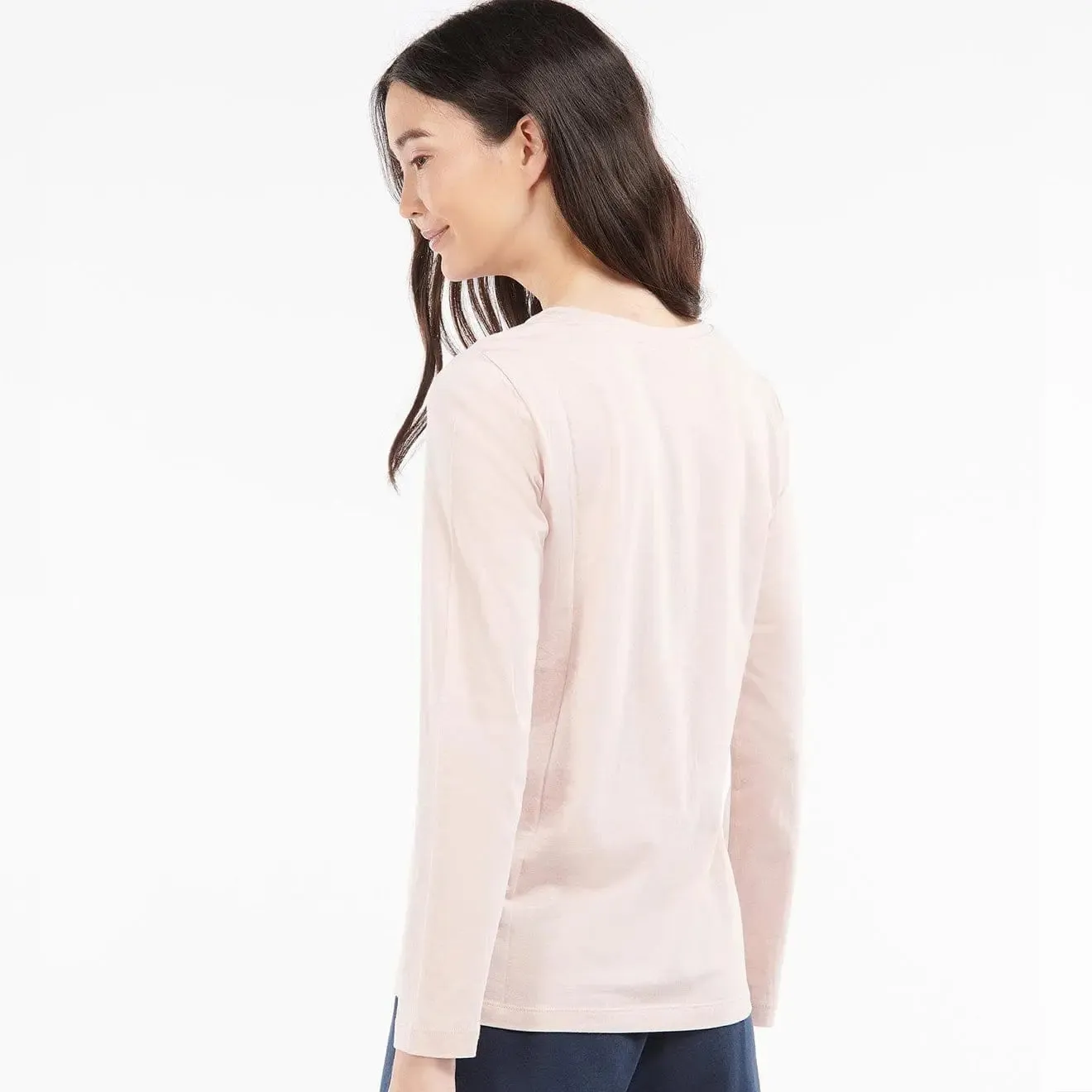 Barbour Womens L/S Edie Tee Light Pink