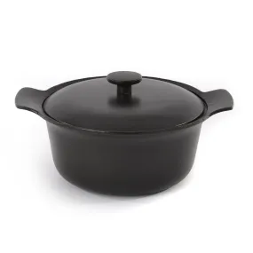 BergHOFF Ron 10" Cast Iron Dutch Oven 4.4Qt., Black