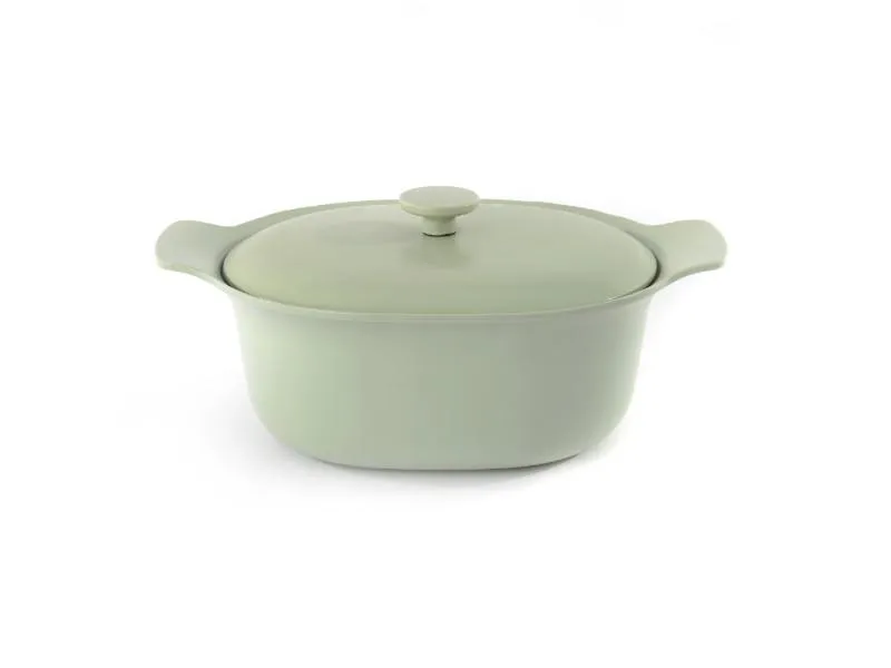 BergHOFF Ron 11" Cast Iron Dutch Oven 5.5Qt., Green