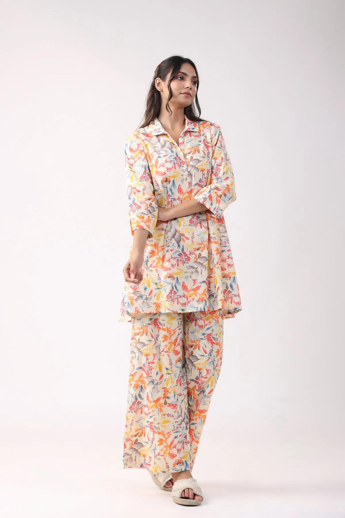 Blooming Beauty Cotton Loungewear Set