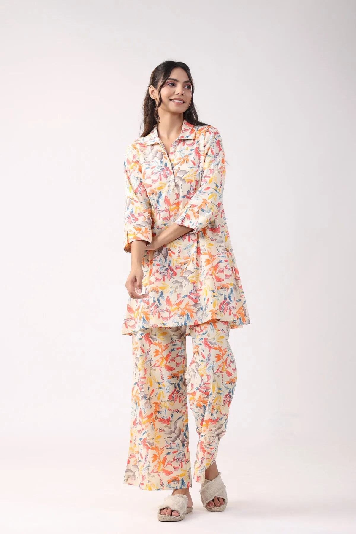 Blooming Beauty Cotton Loungewear Set