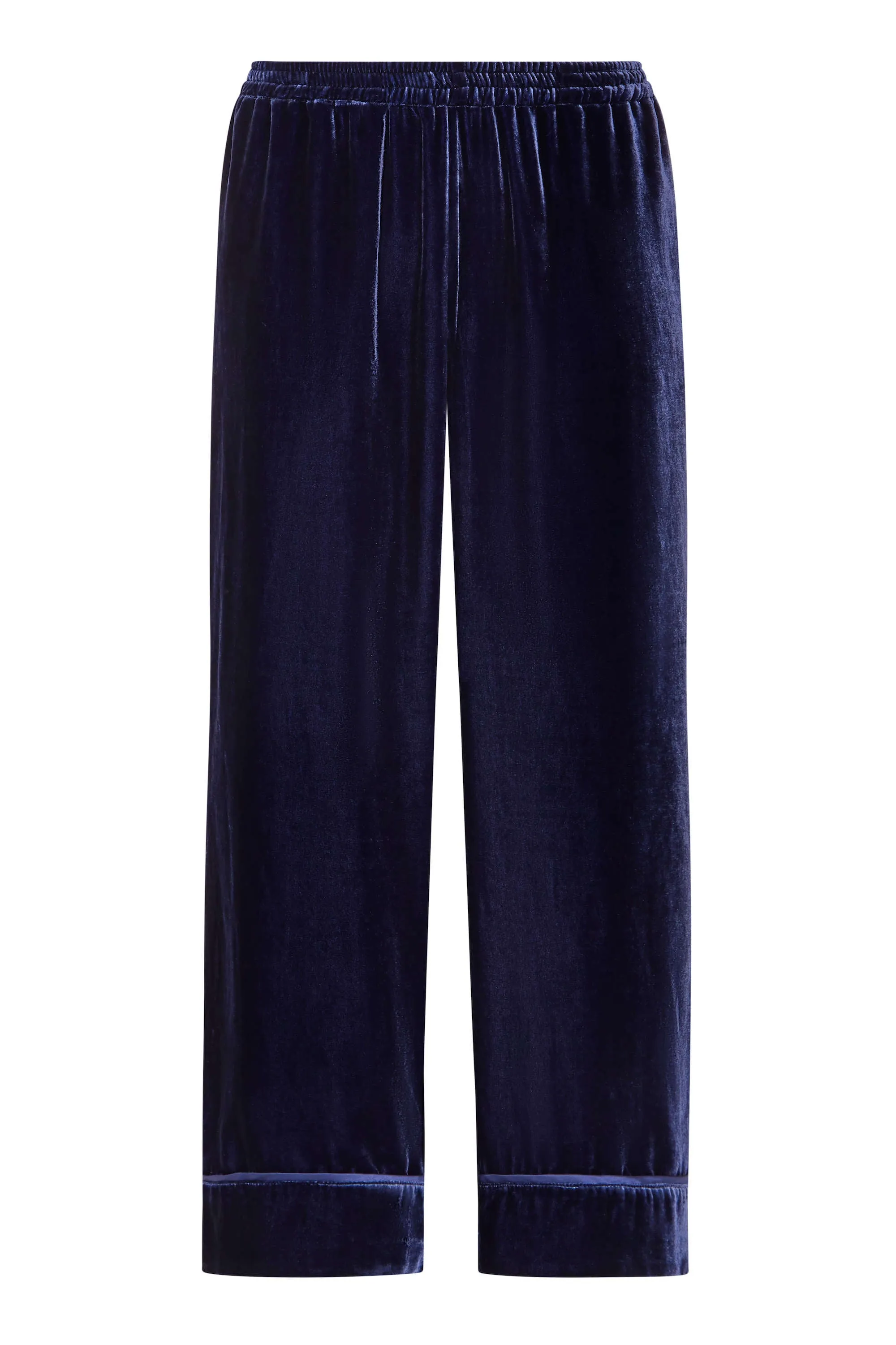 Brescia Trouser Midnight Viscose Velvet