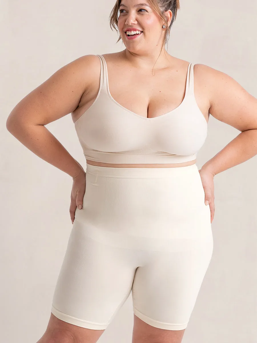 Buy 1, Get 1 FREE: 1 High-Waisted Shaping Leggings   1 FREE High-Waisted Shaper Shorts