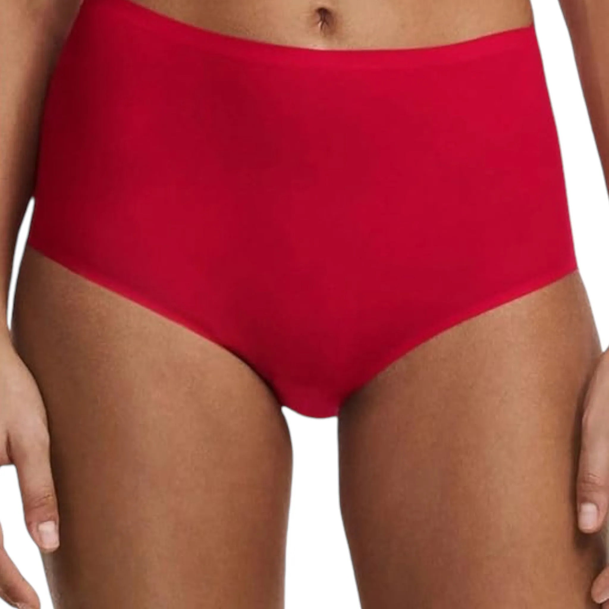 Chantelle SoftStretch High Waisted Brief Poppy Red