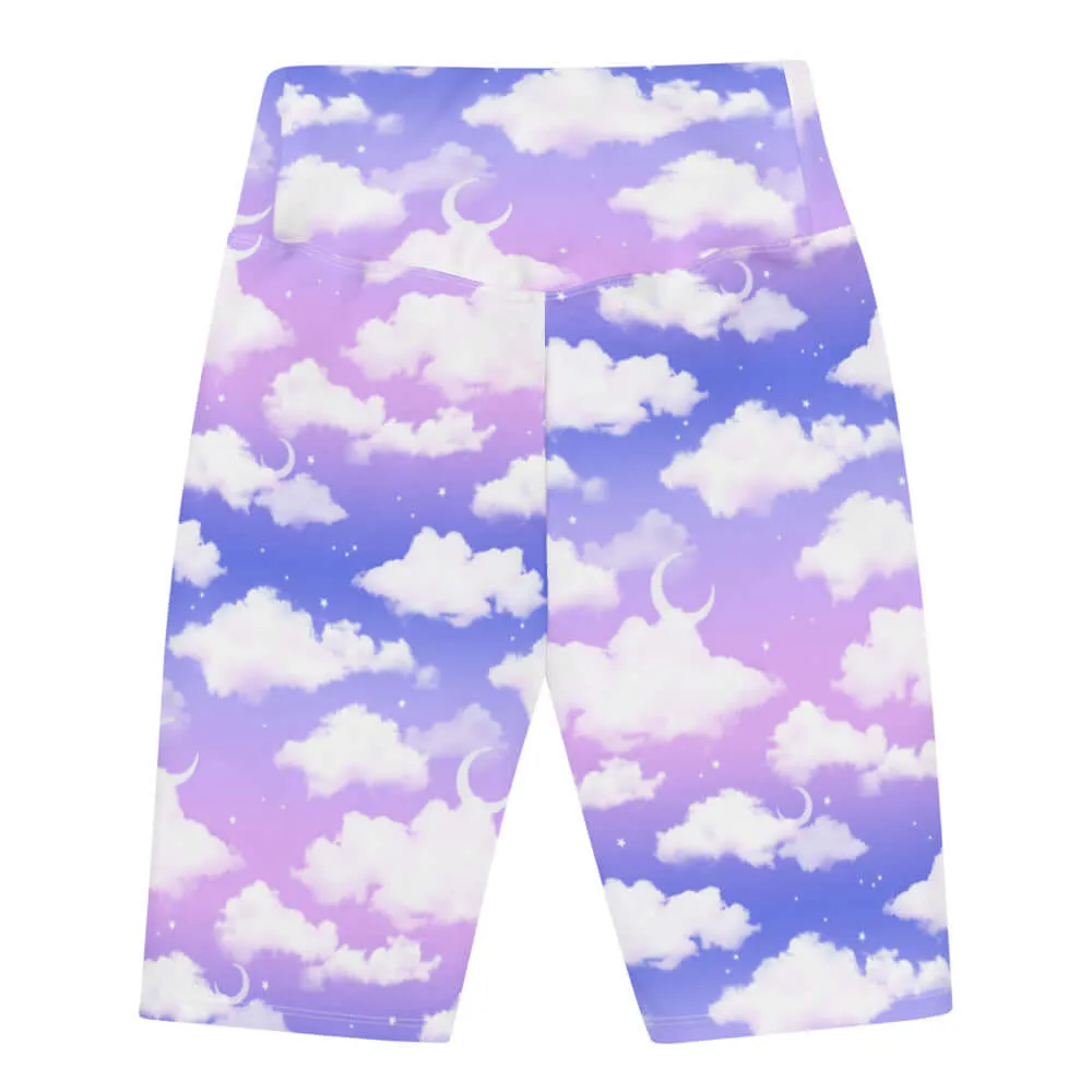 Cloudy Sky Biker Shorts