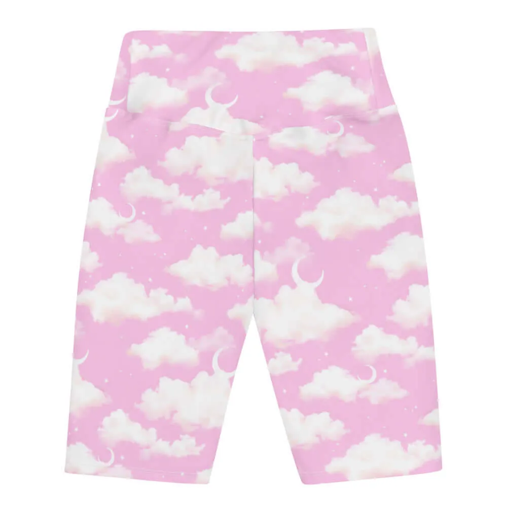 Cloudy Sky Biker Shorts