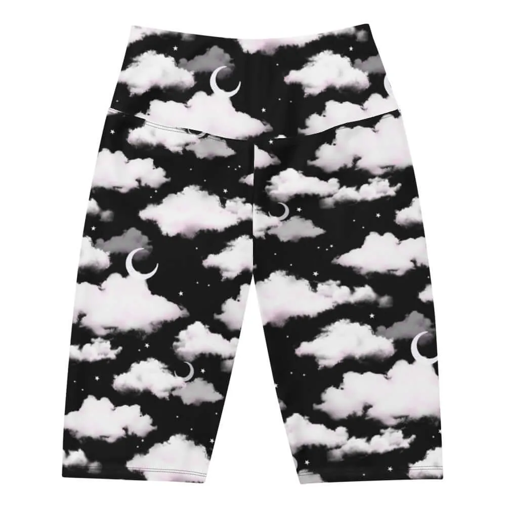 Cloudy Sky Biker Shorts