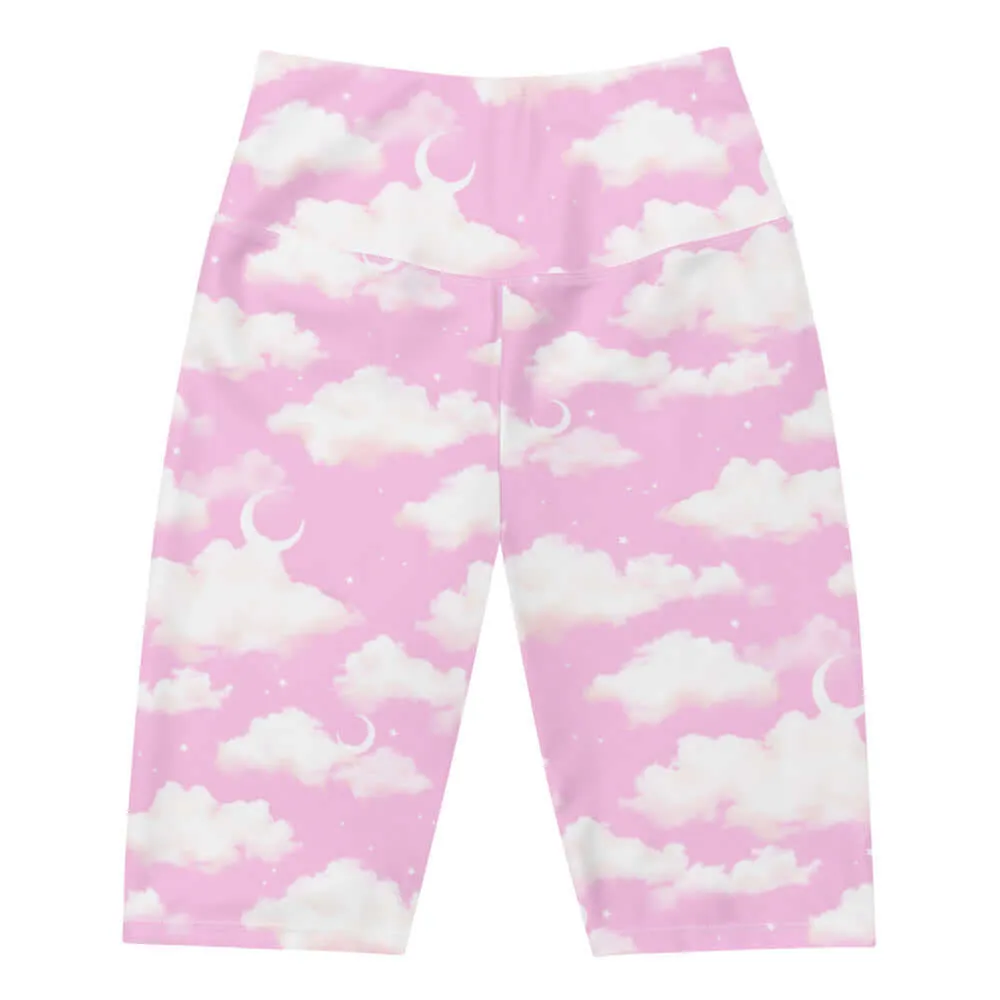 Cloudy Sky Biker Shorts