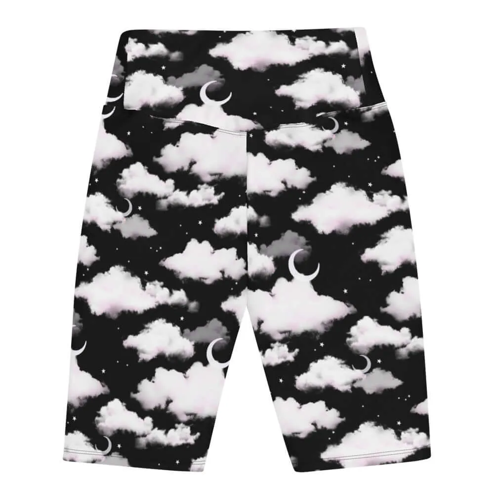 Cloudy Sky Biker Shorts