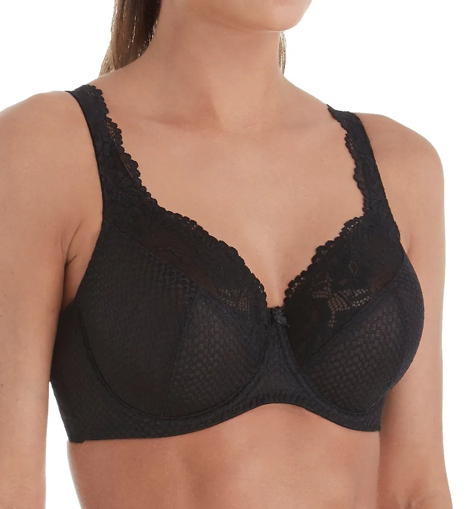 Fit Fully Yours Serena Underwire Lace Bra, Black