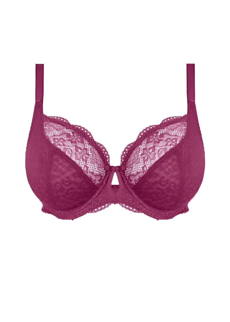 Freya Fancies Underwire Plunge Bra, Berry