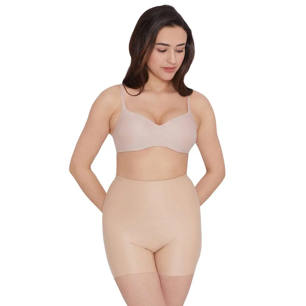 Girdle Collection Full Coverage Firm Control Seamless Shaping Brief - Beige