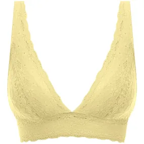 Halo Lace Soft Cup Bra Lemon Yellow - Wacoal