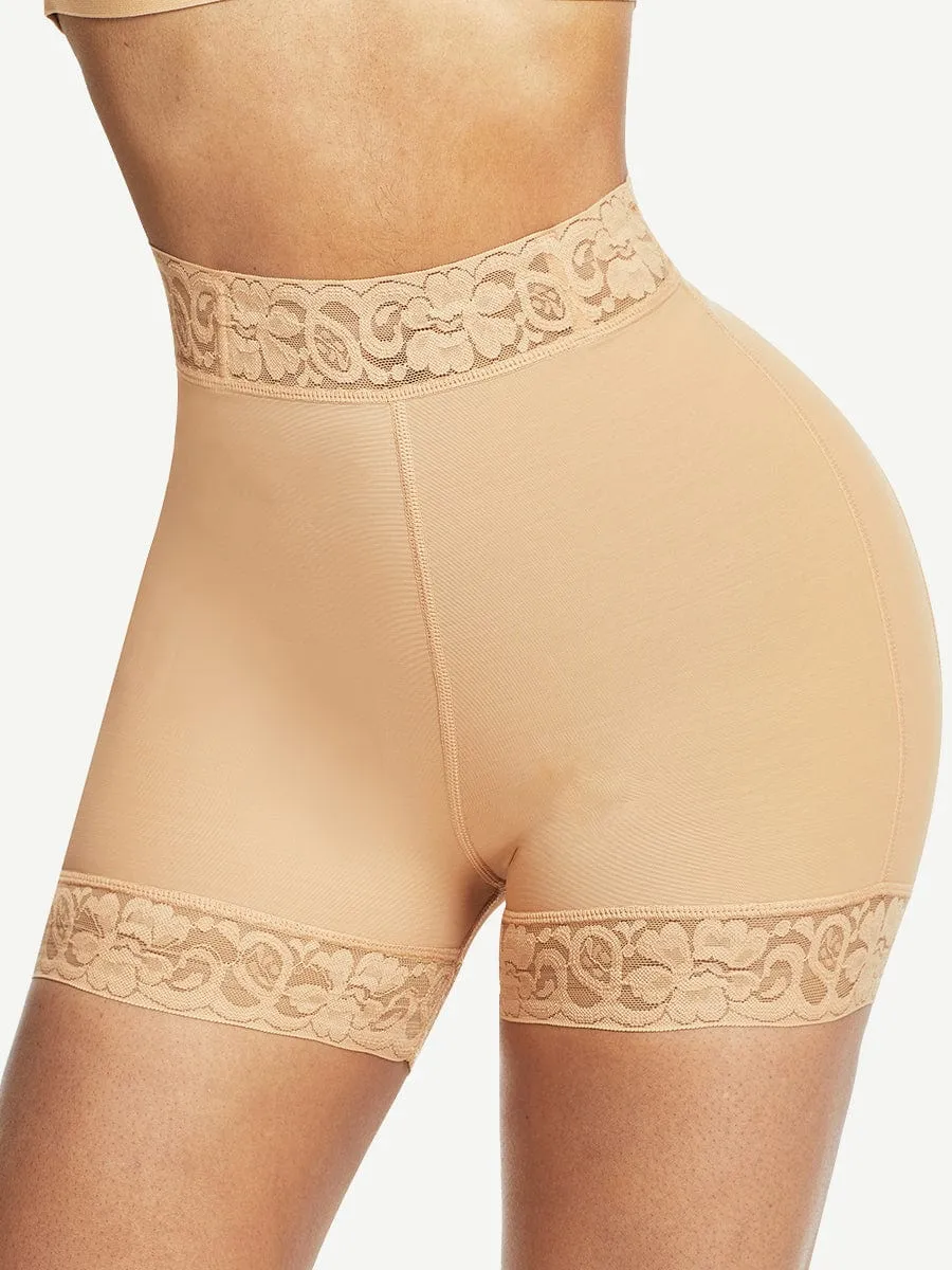 High Waisted Butt Enhancer Panty - Skin