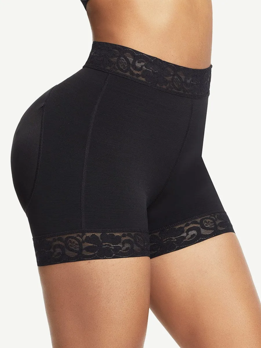 High Waisted Butt Enhancer Panty - Skin