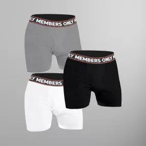 Men’s 3PK Poly Spandex Athletic Boxer Brief - FINAL SALE