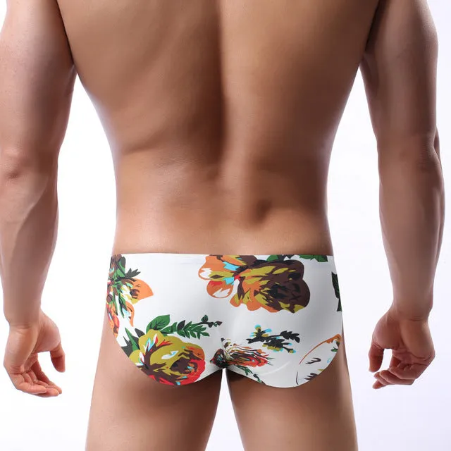 Men's Seamless Printed Brief