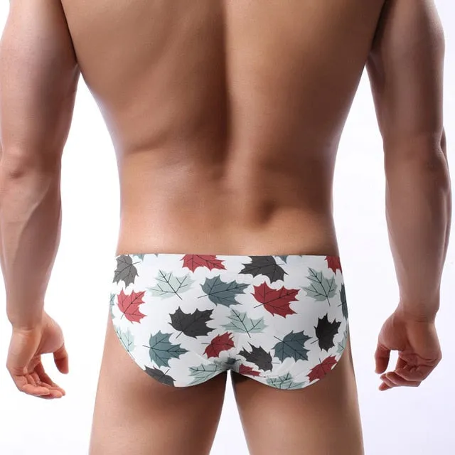 Men's Seamless Printed Brief