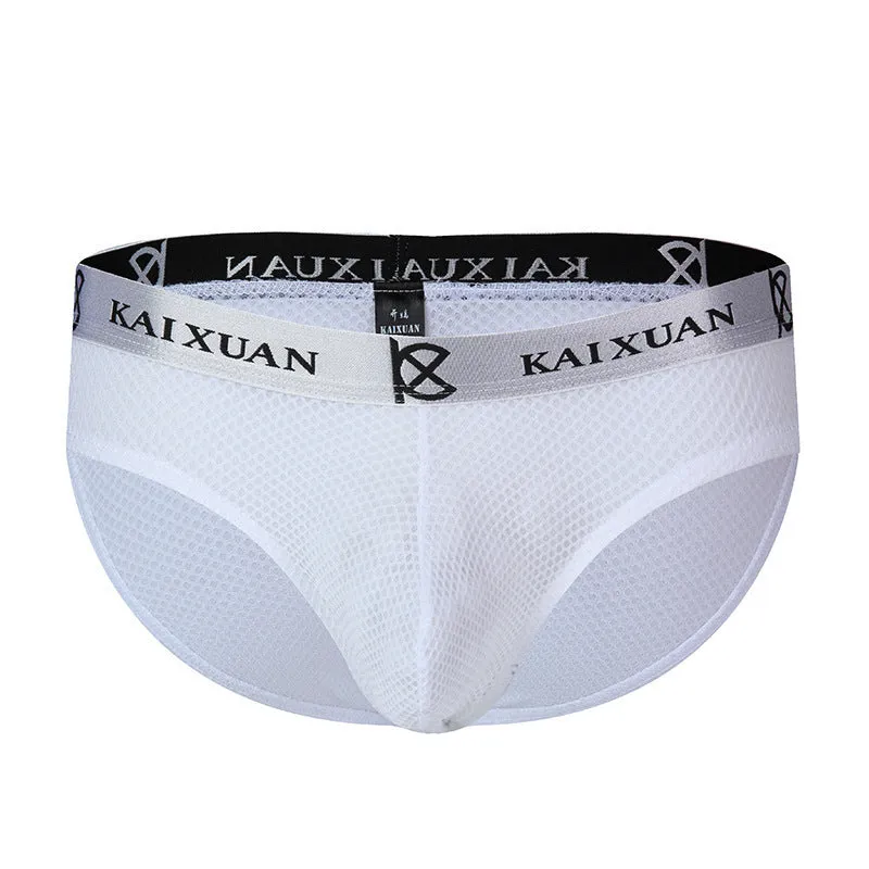 Men's Underwear Ice Silk Mesh Briefs