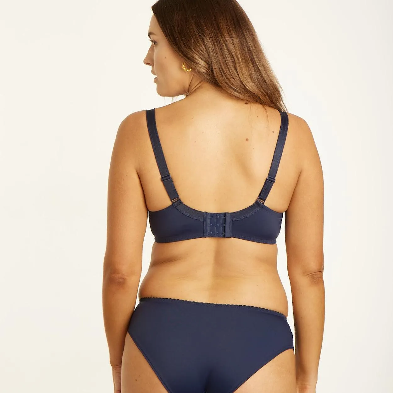 Nightingale Lace Full Cup Bra - Navy