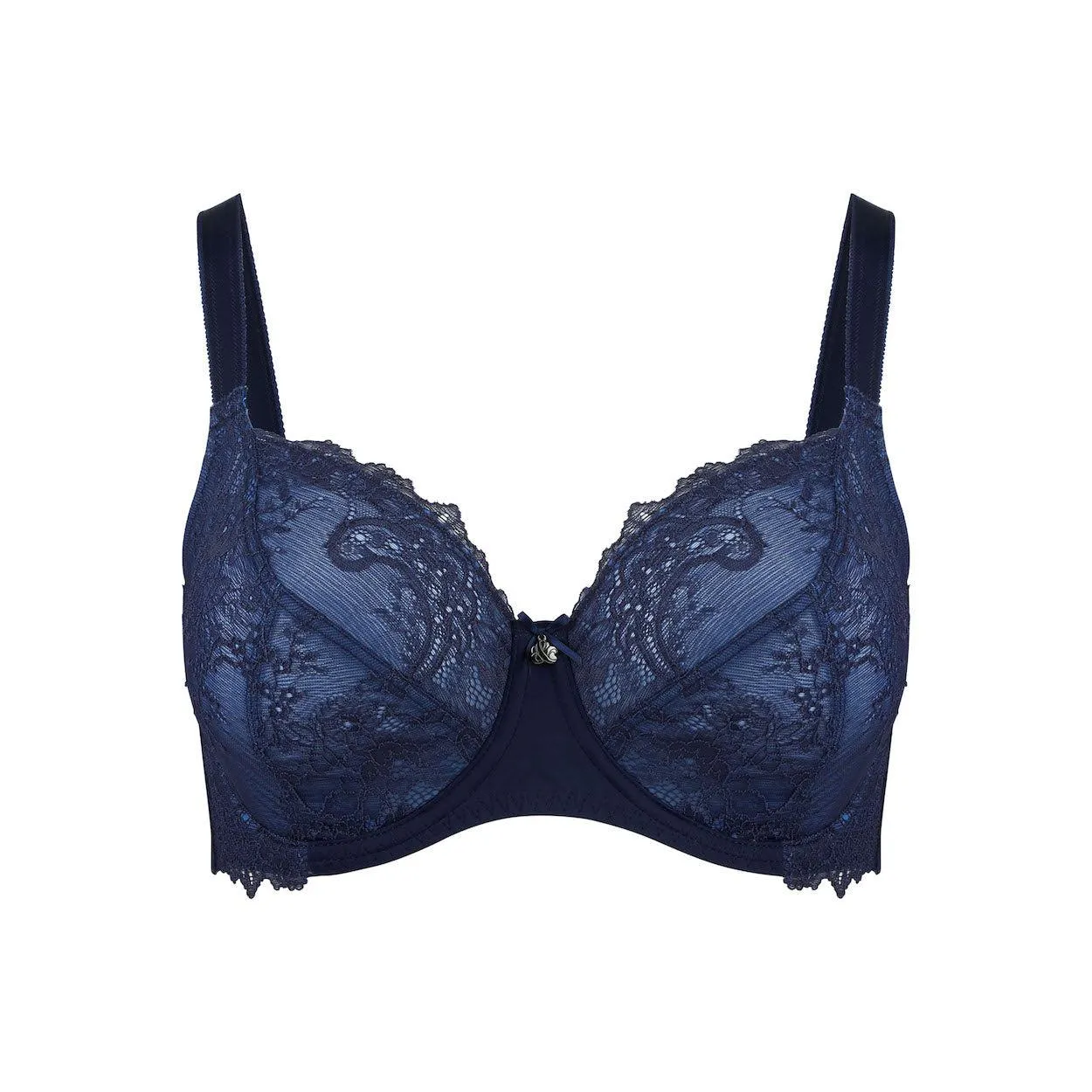 Nightingale Lace Full Cup Bra - Navy