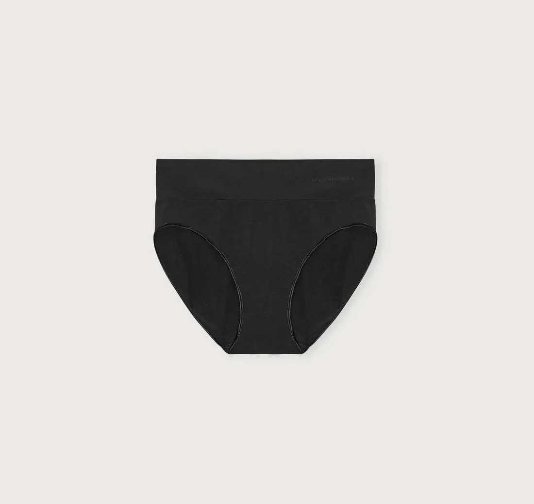 Organic Cotton Shorty Briefs in Black