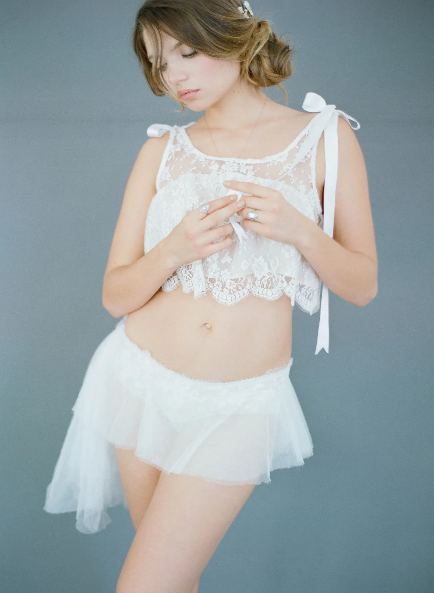 Peony - Skirted briefs - Style #TH02