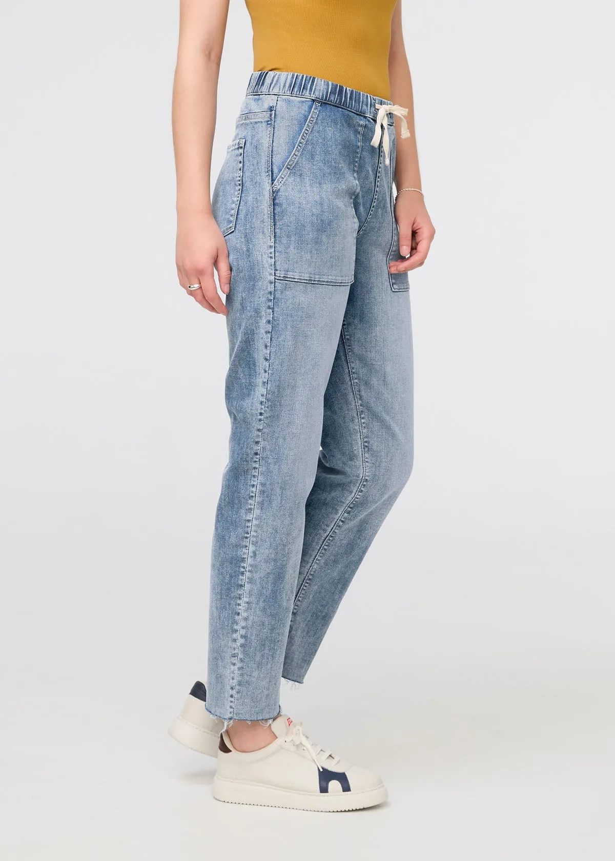 Performance Denim Harbour Pant - Light Stone