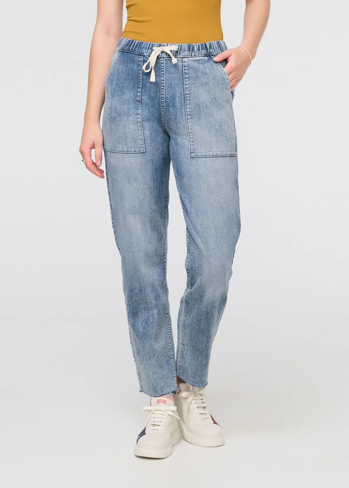 Performance Denim Harbour Pant - Light Stone