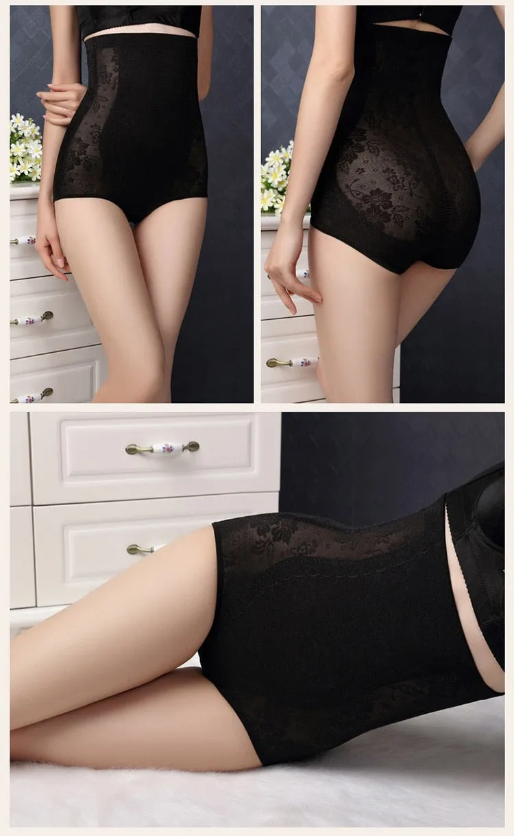 Pop Sexy Ladies' High Waist Cotton Shapewear For Butt Lift & Tummy Sliming