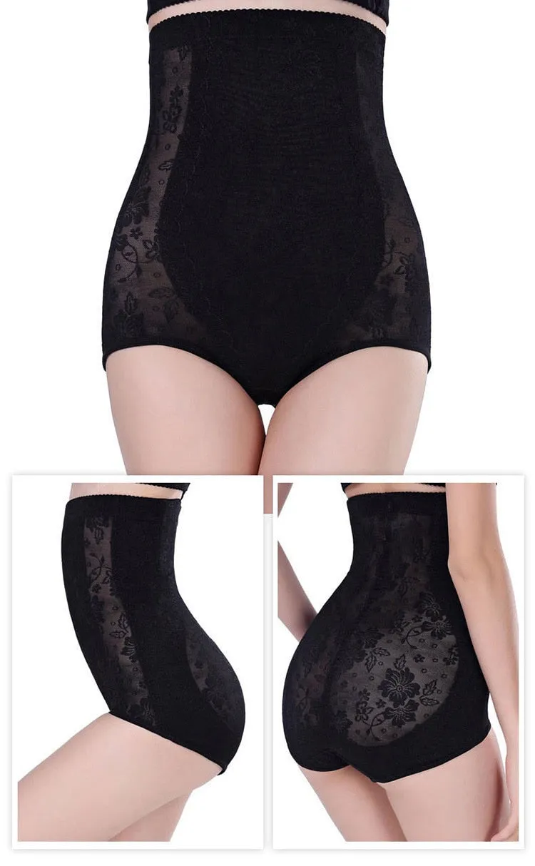 Pop Sexy Ladies' High Waist Cotton Shapewear For Butt Lift & Tummy Sliming