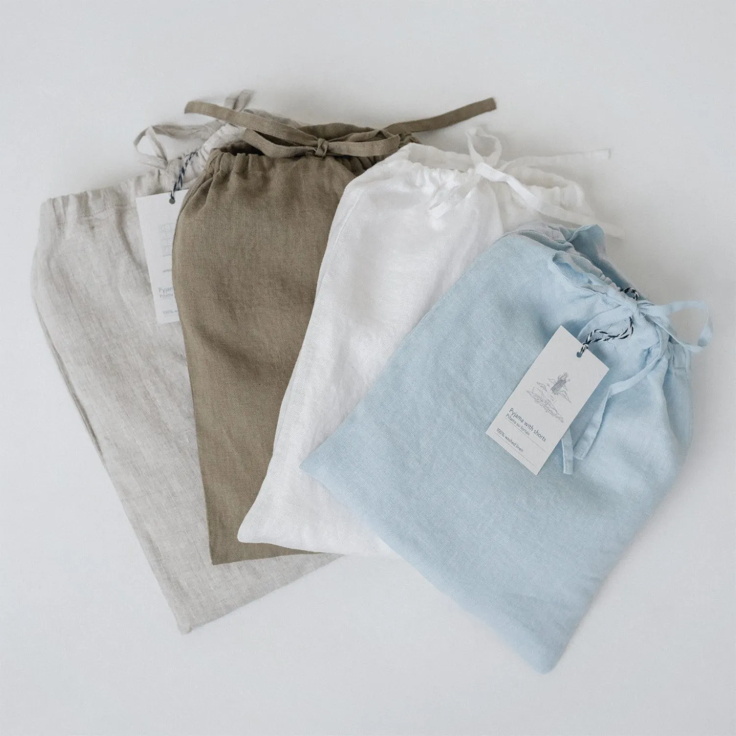 Primrose Beige Linen Loungewear Set