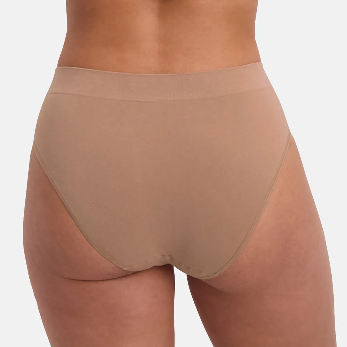 Seamless Full Briefs Belle (3-pack) - Tan