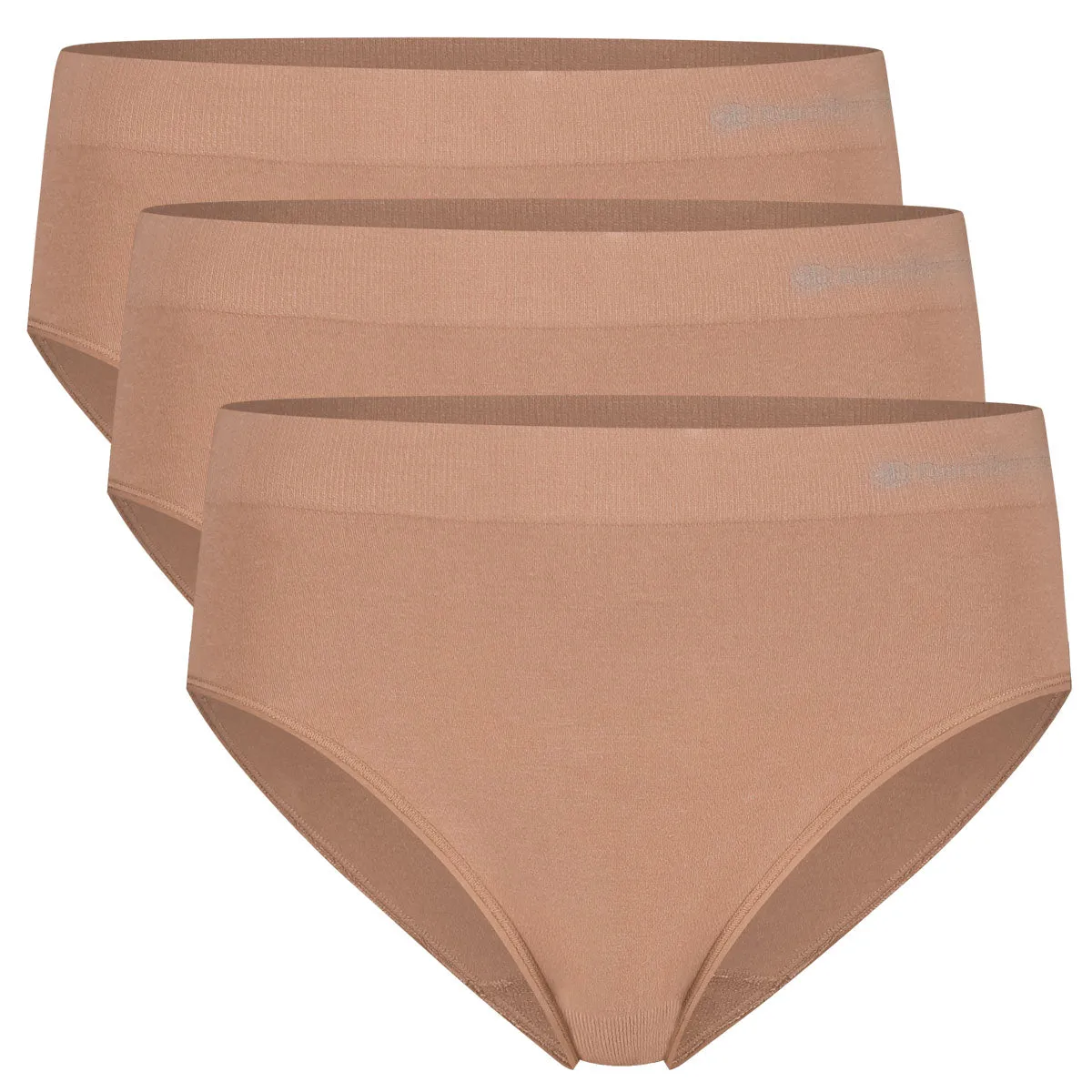 Seamless Full Briefs Belle (3-pack) - Tan