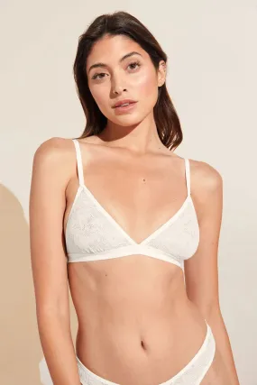 SOFT STRETCH Lace Bralette in Ivory