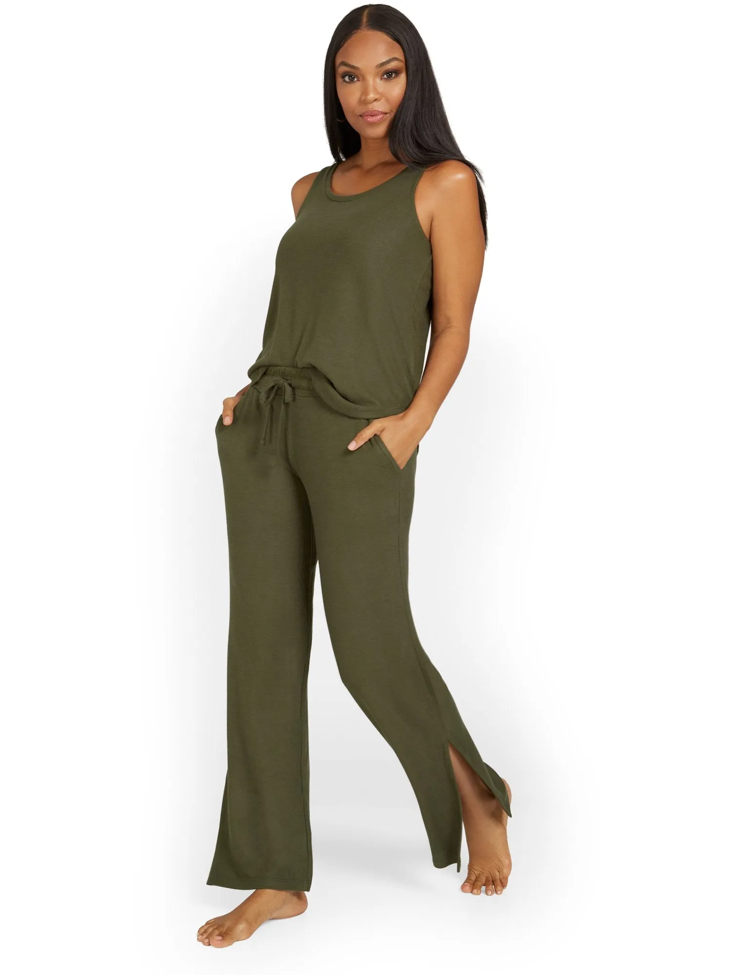 Super-Soft Knit Wide-Leg Pant