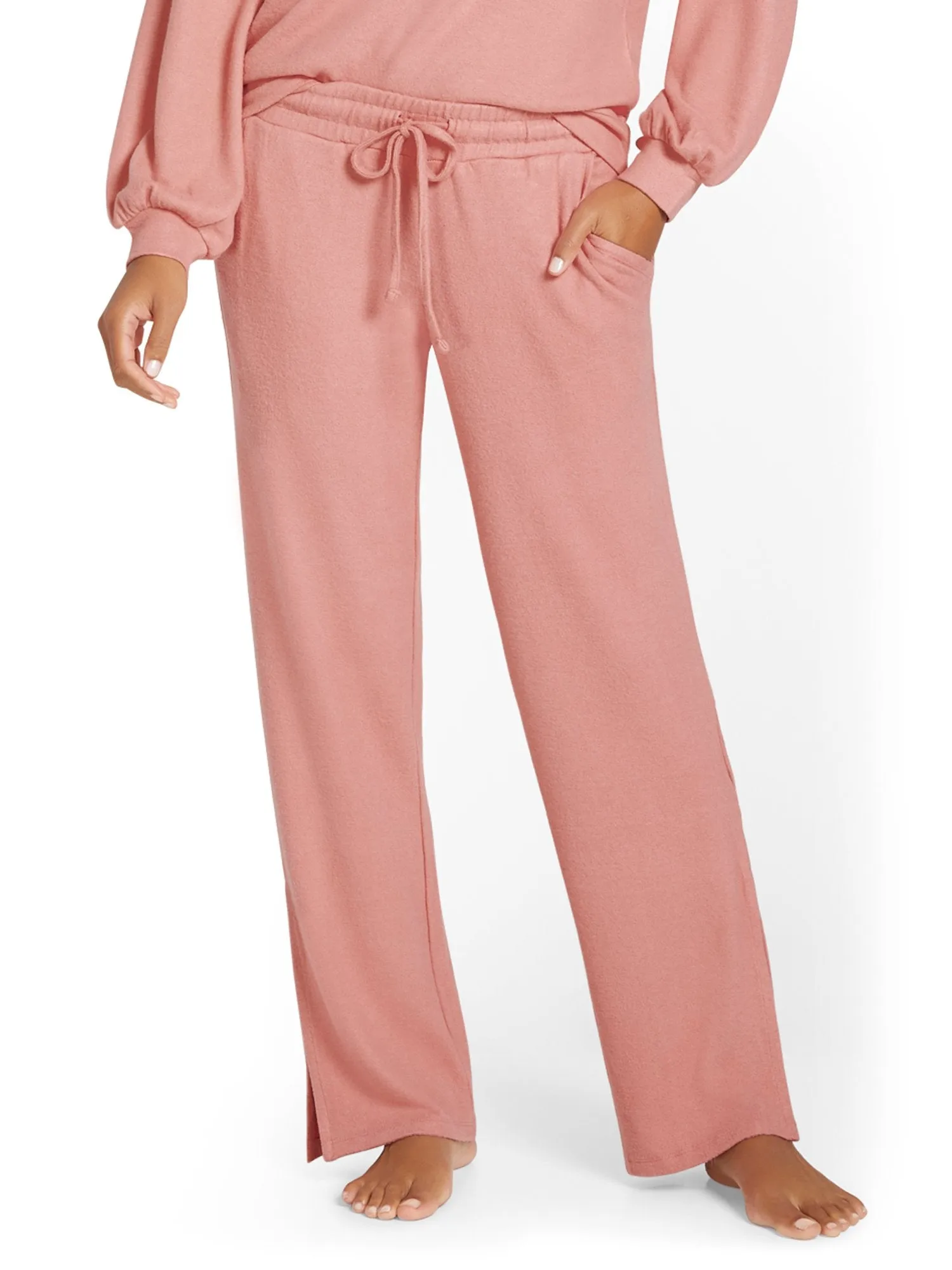 Super-Soft Knit Wide-Leg Pant