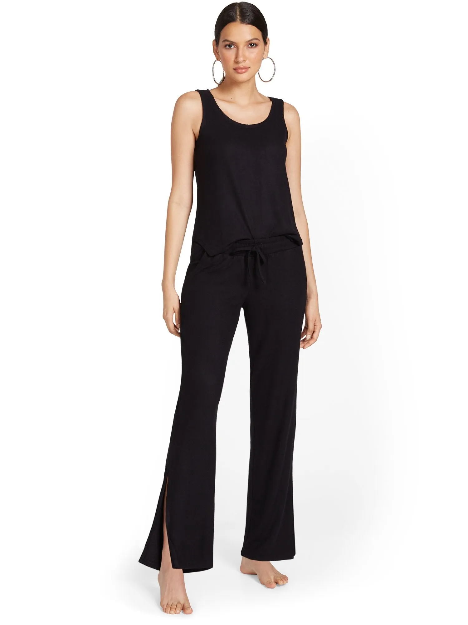 Super-Soft Knit Wide-Leg Pant