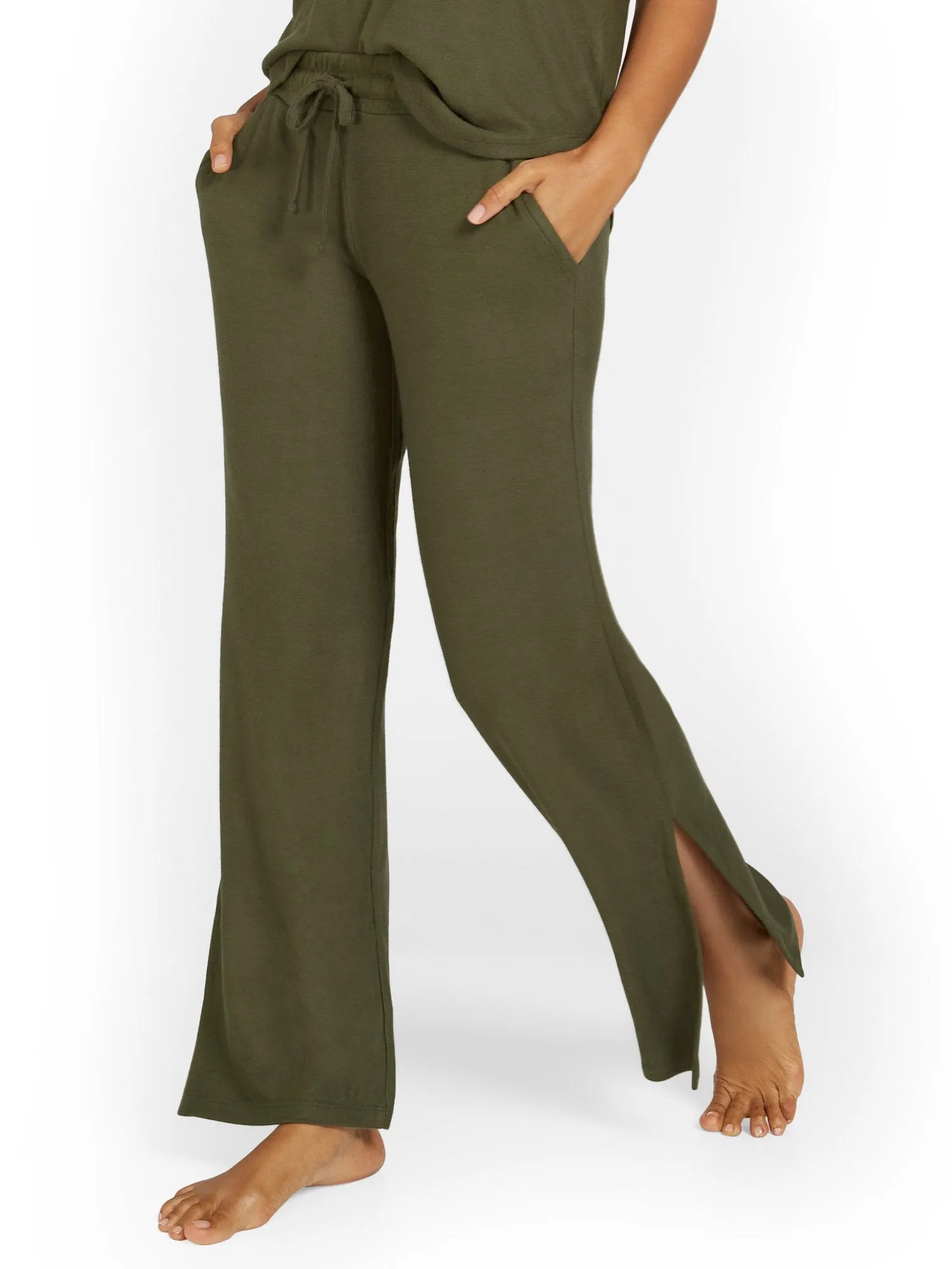 Super-Soft Knit Wide-Leg Pant