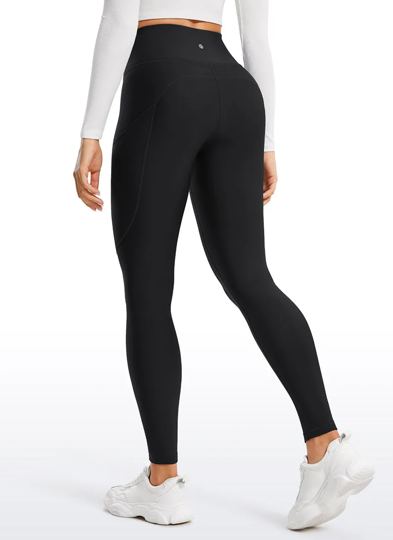 Thermal Fleece Lined Pocket Leggings 28''