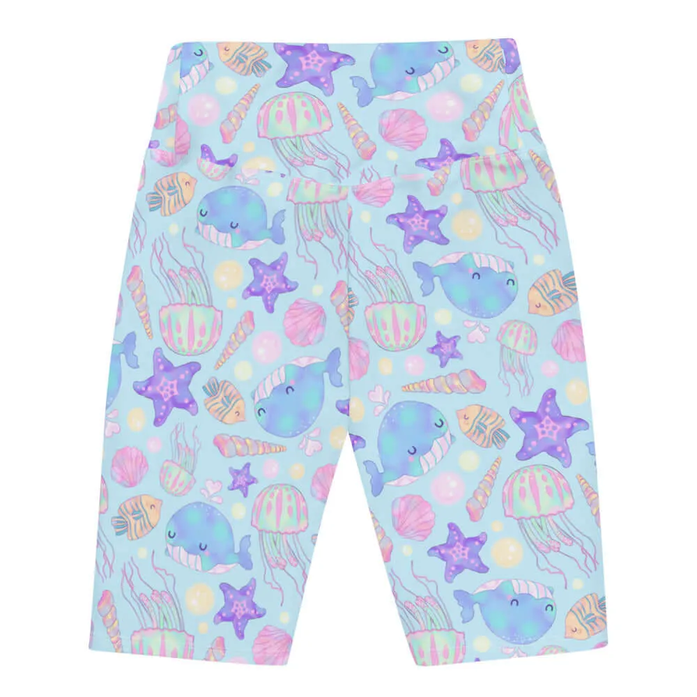 Under the Sea Biker Shorts