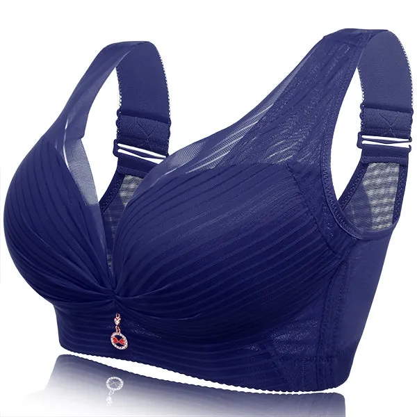 Wireless Antibacterial Adjustable Anti Sagging Silver Fiber Thin Bras